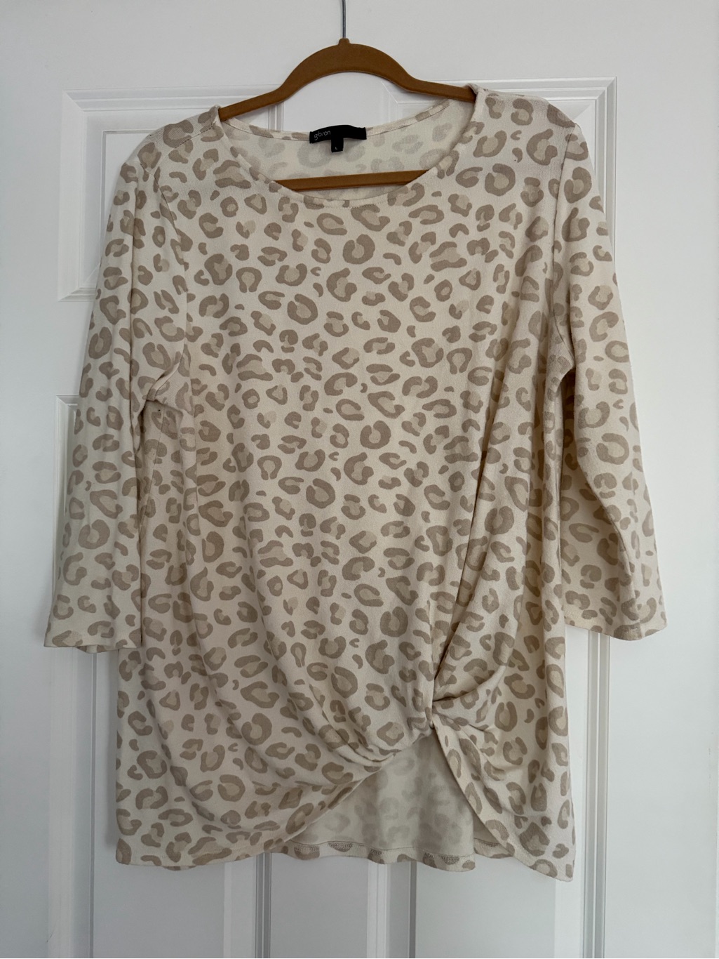 Gibson Twist-Front Women’s Knit Tunic